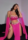 Kadın Pembe Dansöz Elbisesi Fantezi Kostüm 2273