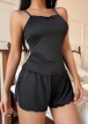 Kadın Yırtmaçlı Şortlu Pijama Takım 5180