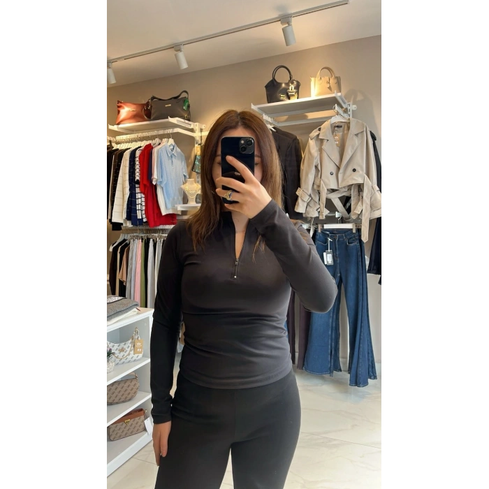 Fermuarlı Teknik Sporcu Body