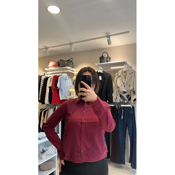 Polo Yaka Kısa Form Premium Gömlek