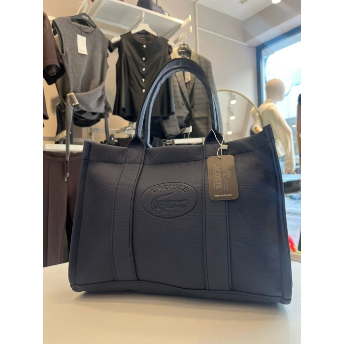 Lacoste Premium Deri Tote Çanta
