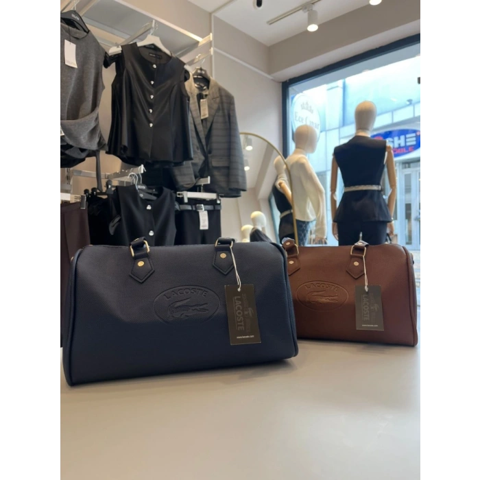 Lacoste Premium Deri Bavul Çanta