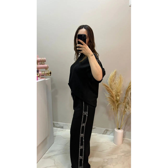 Premium Şerit Detaylı Eşofman Takımı