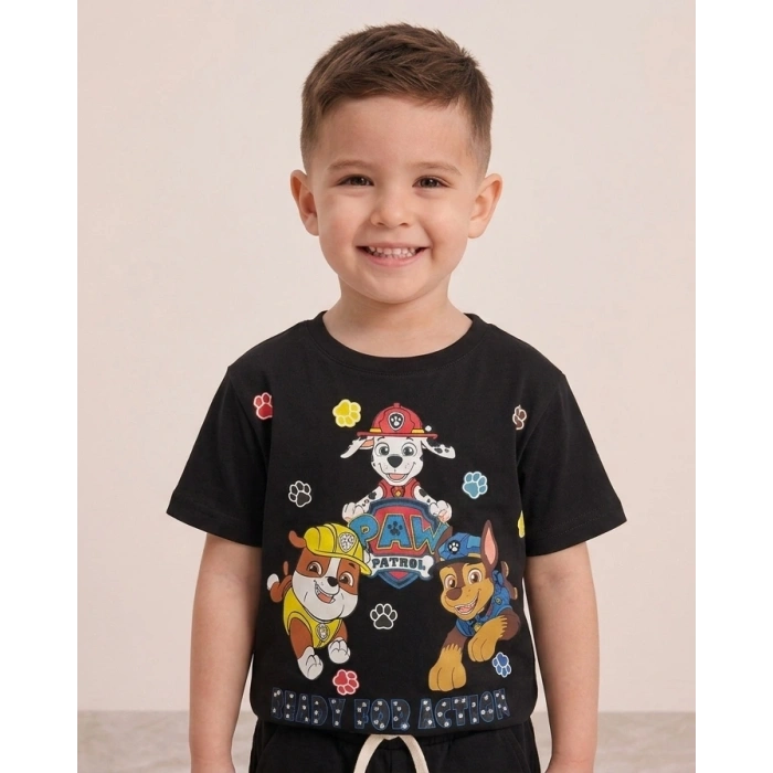 Paw Patrol Karakter Baskılı Şortlu Takım