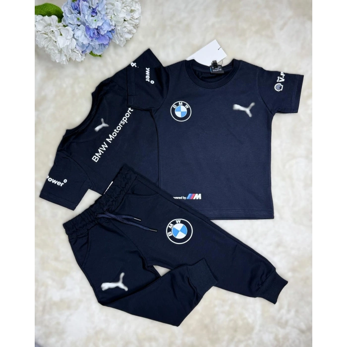 BMW Şortlu Erkek Çocuk Takım