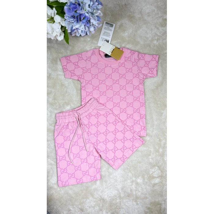 Monogram Stil Çocuk Takım