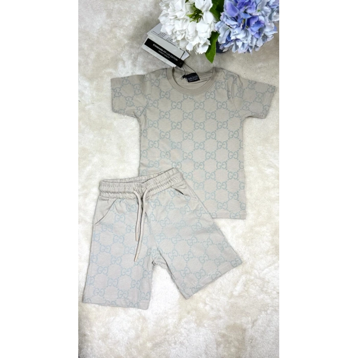 Monogram Stil Çocuk Takım