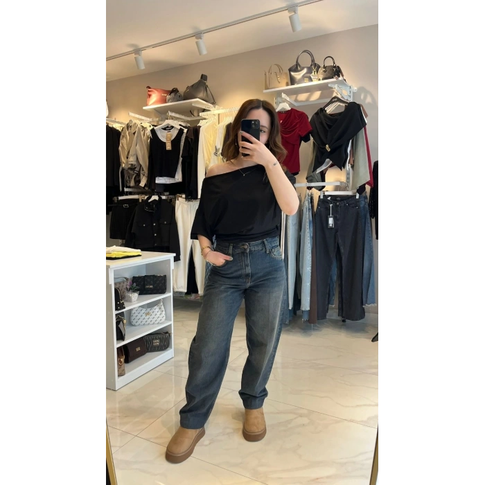 Zara Etiketli Denim Jean