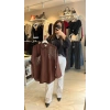 Omuz Cep Taş Detaylı Gömlek