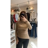Dilvin Kayık Yaka Vizon Top