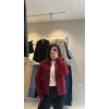 Kırmızı Peluş Hırka