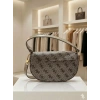 Monogram Baskılı Premium Yarım Ay Omuz Çantası