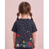Kız Çocuk Minnie Mouse Baskılı Çiçek Desenli Takım