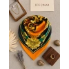 Barok Desenli Premium Saten Fular