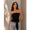 Dilvin Önden Bağlama Detaylı Top