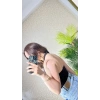 Halter Yaka Dantel Detaylı Top