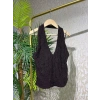 Halter Yaka Dantel Detaylı Top