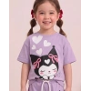 Kuromi Karakter Baskılı Lila Takım