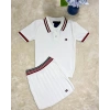 TH Triko Polo Yaka Beyaz Etekli Takım