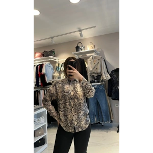 Leopar Desenli Premium Gömlek