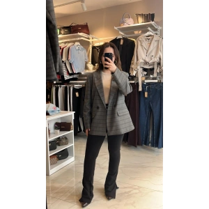 Dilvin Kemer Detaylı İspanyol Paça Tayt