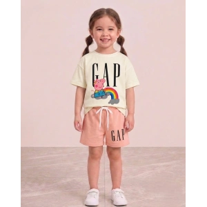 Peppa Pig Baskılı GAP Detaylı Takım