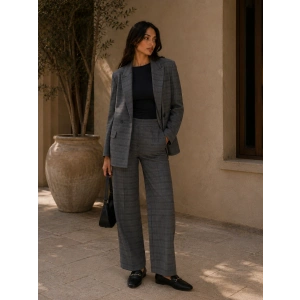 Dilvin Ekose Blazer Ceket