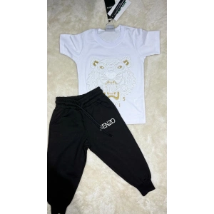 Kenzo Beyaz Tiger Çocuk Eşofman Takımı