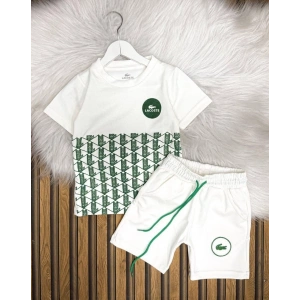Logo Detaylı Beyaz Çocuk Takım