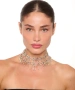 Kiraz Simple Silver Plated Choker Necklace
