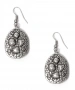 Textured Oval Earrings