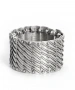 Kiraz Elastic Silver Plated Bracelet