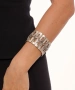Kiraz Elastic Silver Plated Bracelet