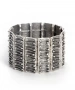 Kiraz Elastic Silver Plated Bracelet