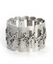 Kiraz Elastic Silver Plated Bracelet