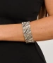 Kiraz Elastic Silver Plated Bracelet