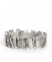 Kiraz Elastic Silver Plated Bracelet
