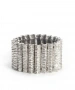 Kiraz Elastic Silver Plated Bracelet
