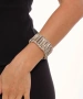 Kiraz Elastic Silver Plated Bracelet