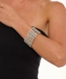 Kiraz Elastic Silver Plated Bracelet