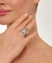 Kiraz Angel Girl Silver Plated Ring