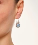 Kiraz Blue Crystal Stoned Silver Plated Earring