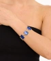 Kiraz Blue Enameled Silver Plated Bracelet