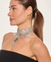 Kiraz Choker Silver Plated Necklace