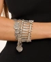 Kiraz Cleopatra Elastic Silver Plated Bracelet