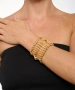 Kiraz Elastic Gold Plated Bracelet