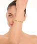 Kiraz Elastic Gold Plated Bracelet
