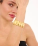 Kiraz Elastic Gold Plated Bracelet