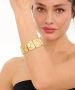 Kiraz Elastic Gold Plated Bracelet