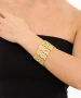 Kiraz Elastic Gold Plated Bracelet